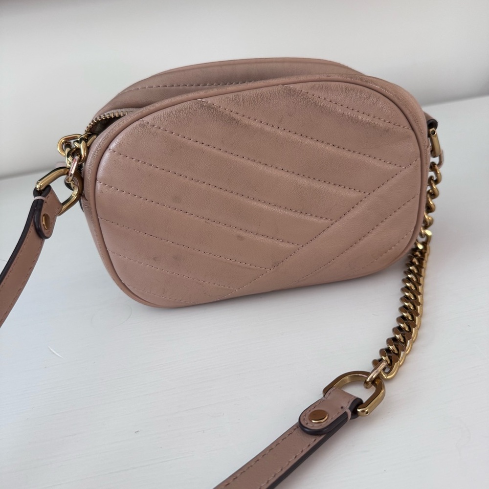 Tory Burch Pink Quilted Crossbody Bag - Picture 2 of 3